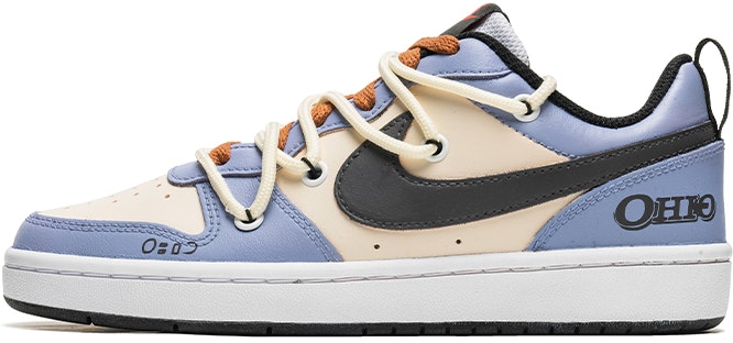 custom-shoes-nike-court-borough-low-2-graffiti-deconstructed-double-lace-beige-purple