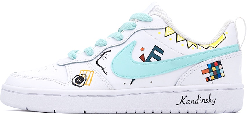 ナイキ コート バーロウ2 カスタム「グラフィティアニメ」白/青 BQ5448-100(Team肆-卡通涂鸦T) Buy ナイキ コート バーロウ2 カスタム「グラフィティアニメ」白/青 BQ5448-100(Team肆-卡通涂鸦T)