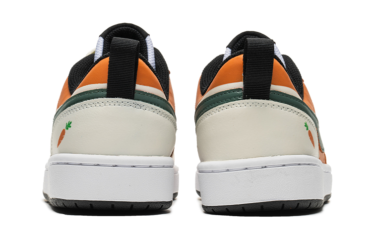 Shop [Kasut Custom] Nike Court Borough Low 2 'Grafiti Lobak Hijau Jingga' BQ5448-110(Team22-女胡萝卜绿橙A-BOX)