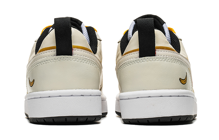 Shop [Sepatu Kustom] Nike Court Borough Low 2 'Seni Graffiti Valentine Pisang' BQ5448-110(Team22-女款香蕉米黄A-BOX)