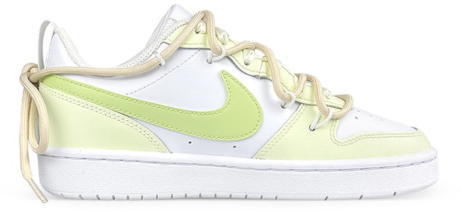 【訂製球鞋】 Nike Court Borough Low 2 禮盒 綠野仙蹤 解構 蝴蝶結裝飾 低筒 板鞋 GS 白綠 Order 【訂製球鞋】 Nike Court Borough Low 2 禮盒 綠野仙蹤 解構 蝴蝶結裝飾 低筒 板鞋 GS 白綠