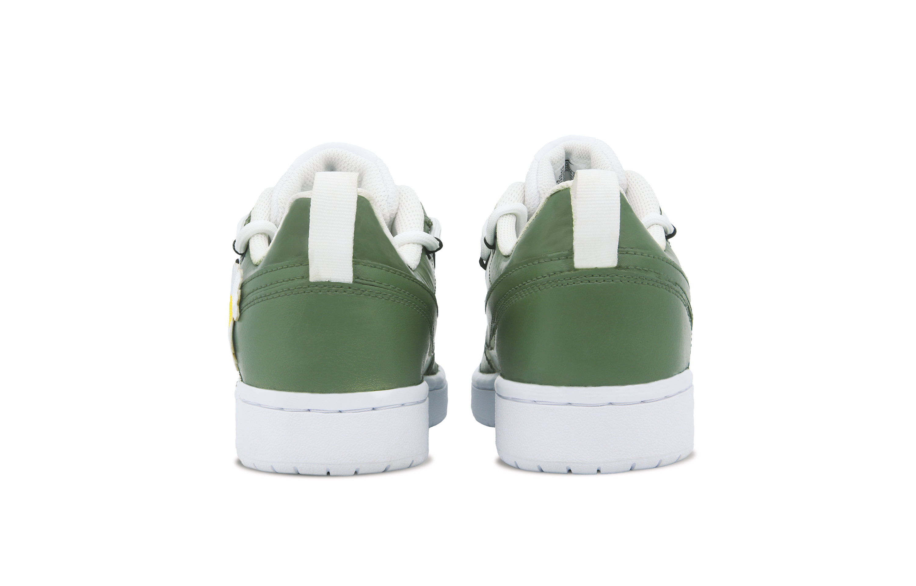 Shop [Zapatillas Personalizadas] Nike Court Borough Low 2 'Green Trail Camo' BQ5448-100(Team7-绿野行踪女款)
