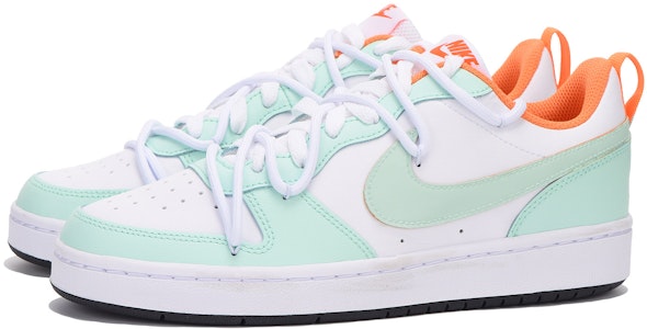 【訂製球鞋】 Nike Court Borough Low 2 vibe風 解構 高街 低筒 板鞋 GS 綠色 Lookbook 【訂製球鞋】 Nike Court Borough Low 2 vibe風 解構 高街 低筒 板鞋 GS 綠色