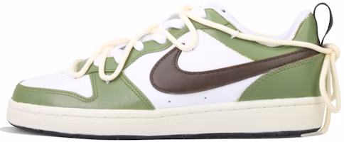 【定制球鞋】Nike Court Borough Low 2 禁止拍攝 低幫 板鞋 GS 綠白棕 Buy 【定制球鞋】Nike Court Borough Low 2 禁止拍攝 低幫 板鞋 GS 綠白棕