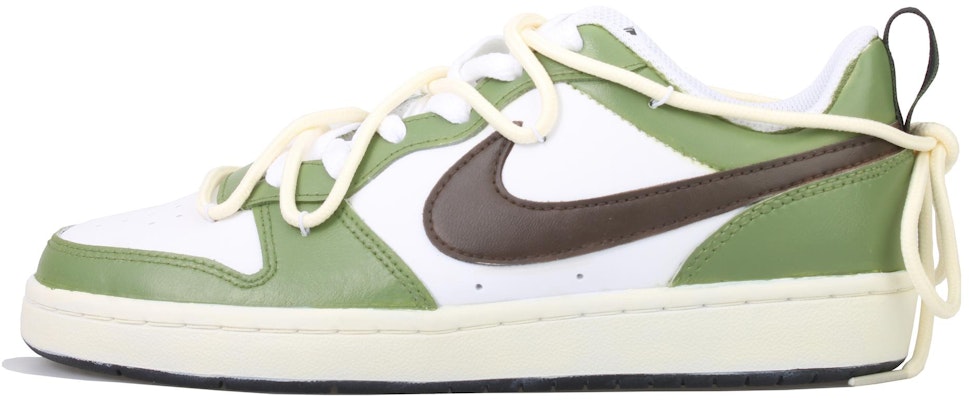 【定制球鞋】Nike Court Borough Low 2 禁止拍攝 低幫 板鞋 GS 綠白棕 Buy 【定制球鞋】Nike Court Borough Low 2 禁止拍攝 低幫 板鞋 GS 綠白棕