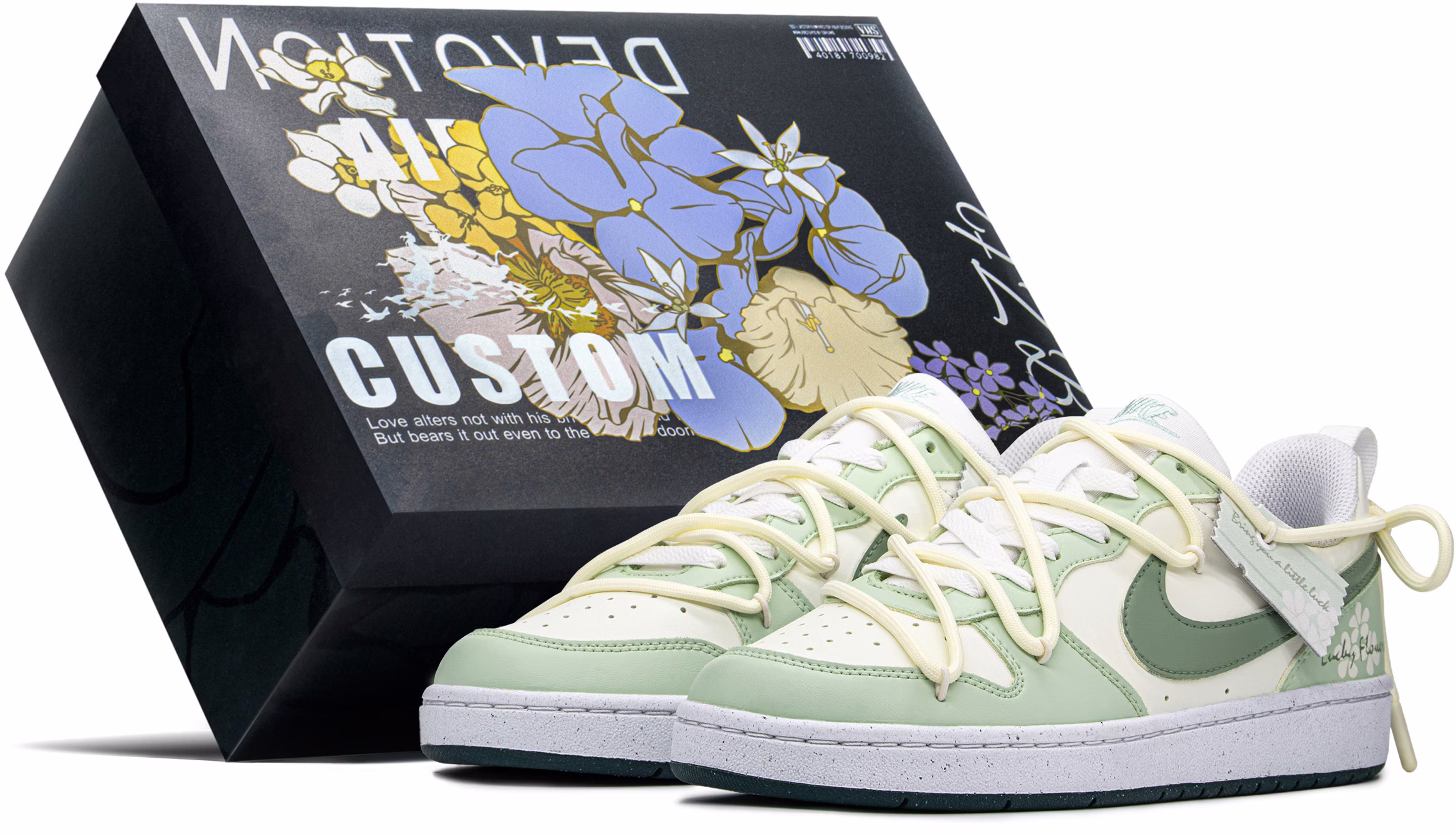 custom-shoes-nike-court-borough-low-2-green-white-dv-5456-102-team-a-s-box