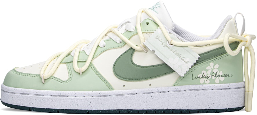 ナイキ コート バーロウ ロー 2 'グリーン ホワイト' カスタムシューズ DV5456-102(TeamA-幸运草S-BOX) Order ナイキ コート バーロウ ロー 2 'グリーン ホワイト' カスタムシューズ DV5456-102(TeamA-幸运草S-BOX)