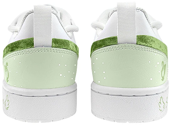 【訂製球鞋】Nike Court Borough Low2 極簡風華 禮盒版 解構鞋帶 低筒 板鞋 GS 綠白 Shop 【訂製球鞋】Nike Court Borough Low2 極簡風華 禮盒版 解構鞋帶 低筒 板鞋 GS 綠白