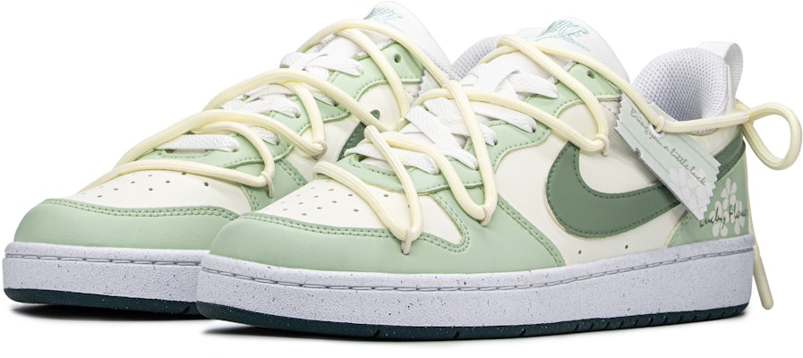 ナイキ コート バーロウ ロー 2 'グリーン ホワイト' カスタムシューズ DV5456-102(TeamA-幸运草S-BOX) Shop ナイキ コート バーロウ ロー 2 'グリーン ホワイト' カスタムシューズ DV5456-102(TeamA-幸运草S-BOX)