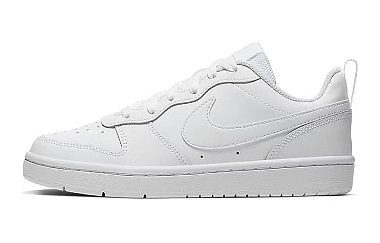 Details for 【訂製球鞋】Nike Court Borough Low2 極簡風華 禮盒版 解構鞋帶 低筒 板鞋 GS 綠白