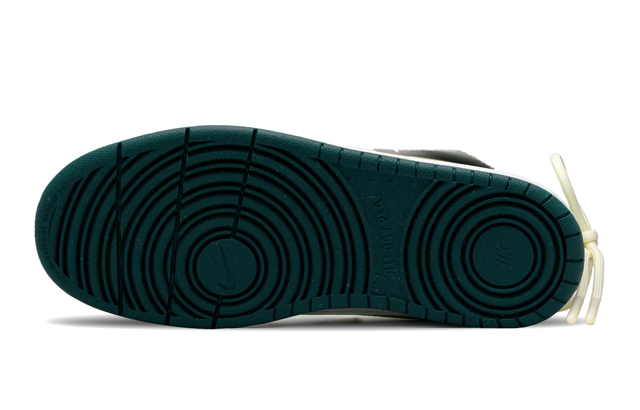 Details for [Custom Sepatu] Nike Court Borough Low 2 'Hijau Putih' DV5456-102(TeamA-幸运草S-BOX)