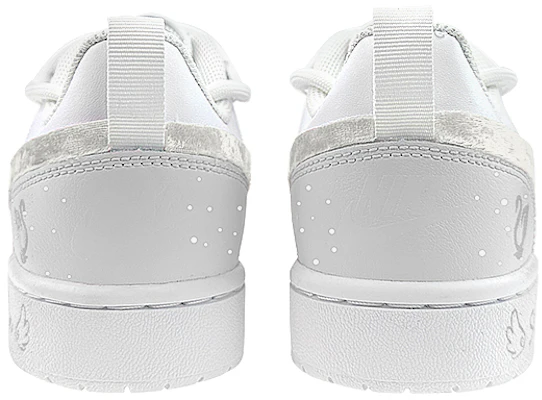 【訂製球鞋】Nike Court Borough Low2 極簡文化 天鵝絨系列 解構鞋帶 低筒 低筒 板鞋 GS 灰白 Shop 【訂製球鞋】Nike Court Borough Low2 極簡文化 天鵝絨系列 解構鞋帶 低筒 低筒 板鞋 GS 灰白