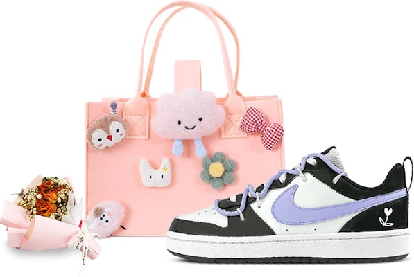 【定制球鞋】 Nike Court Borough Low 2 手繪 經典 休閒 靈活 禮盒 低幫 板鞋 GS 薰衣草紫 Buy 【定制球鞋】 Nike Court Borough Low 2 手繪 經典 休閒 靈活 禮盒 低幫 板鞋 GS 薰衣草紫