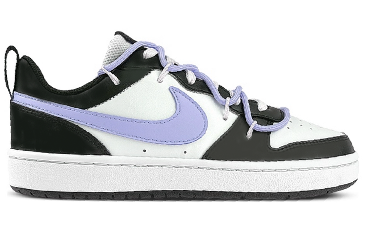 Lookbook 【定制球鞋】 Nike Court Borough Low 2 手繪 經典 休閒 靈活 禮盒 低幫 板鞋 GS 薰衣草紫