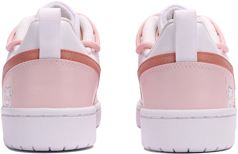 【定制球鞋】 Nike Court Borough Low 2 快樂小熊可愛 少女 休閒 百搭 低幫 板鞋 GS 粉白 Shop 【定制球鞋】 Nike Court Borough Low 2 快樂小熊可愛 少女 休閒 百搭 低幫 板鞋 GS 粉白