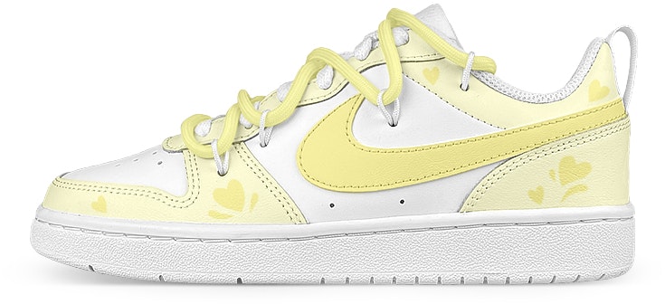 custom-shoes-nike-court-borough-low-2-heart-deconstructed-white-yellow