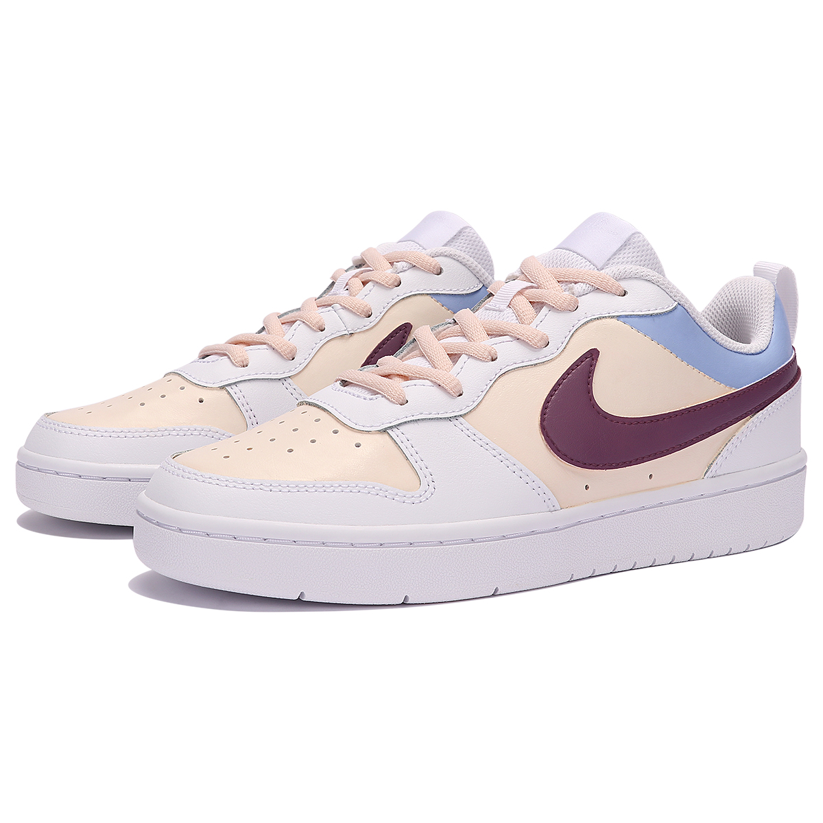 Lookbook [Custom Kasut] Nike Court Borough Low 2 'Honey Blue' BQ5448-100(TeamThree-香蓝蜜语-黄蓝)