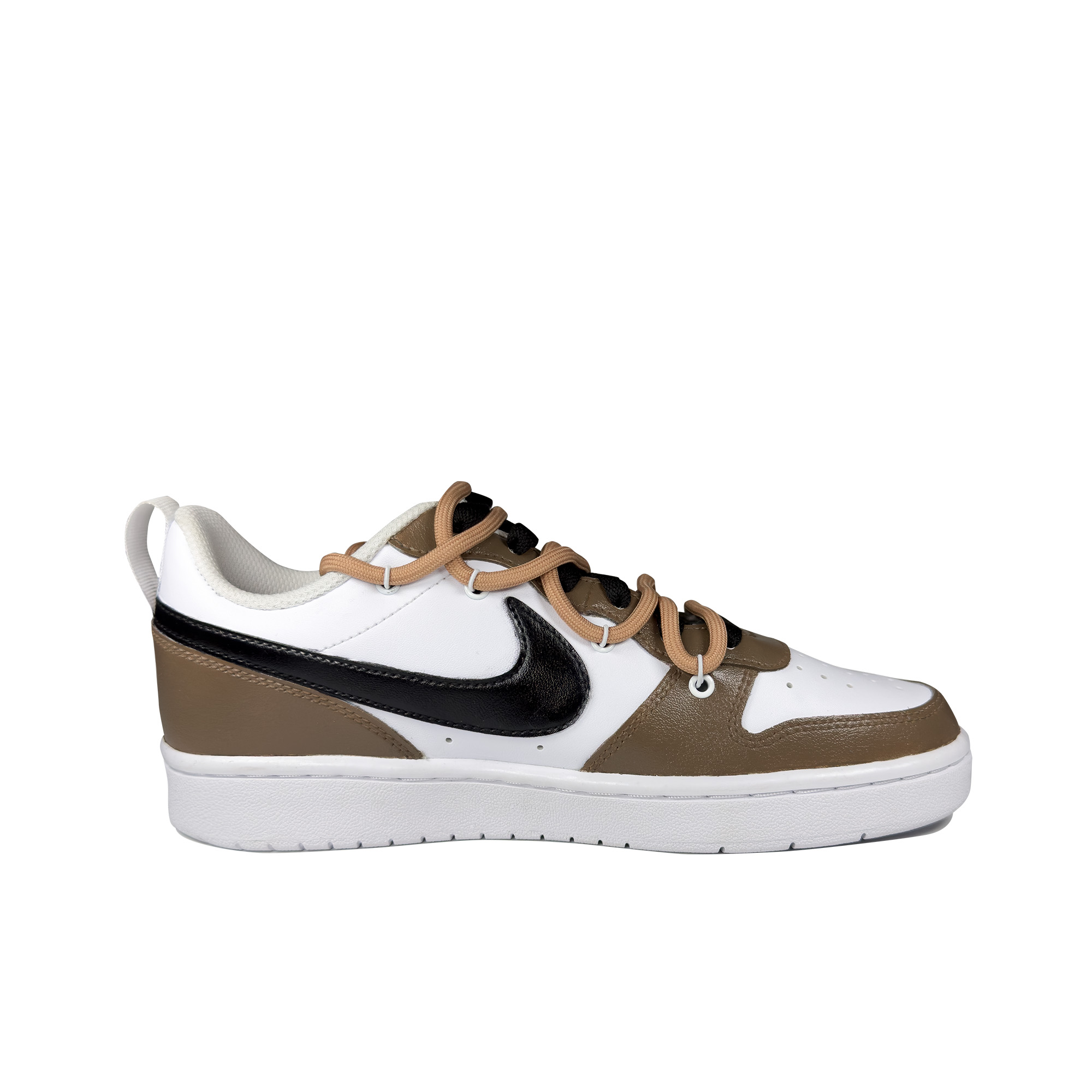 Shop [Sneakers Kustom] Nike Court Borough Low 2 'Hot Cocoa Fluid' BQ5448-100(Team95-热可可)