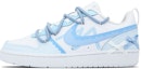 Buy 【訂製球鞋】Nike Court Borough Low 2 冰藍慕斯 清冷 溫柔 簡約 百搭 低筒 板鞋 GS 白藍