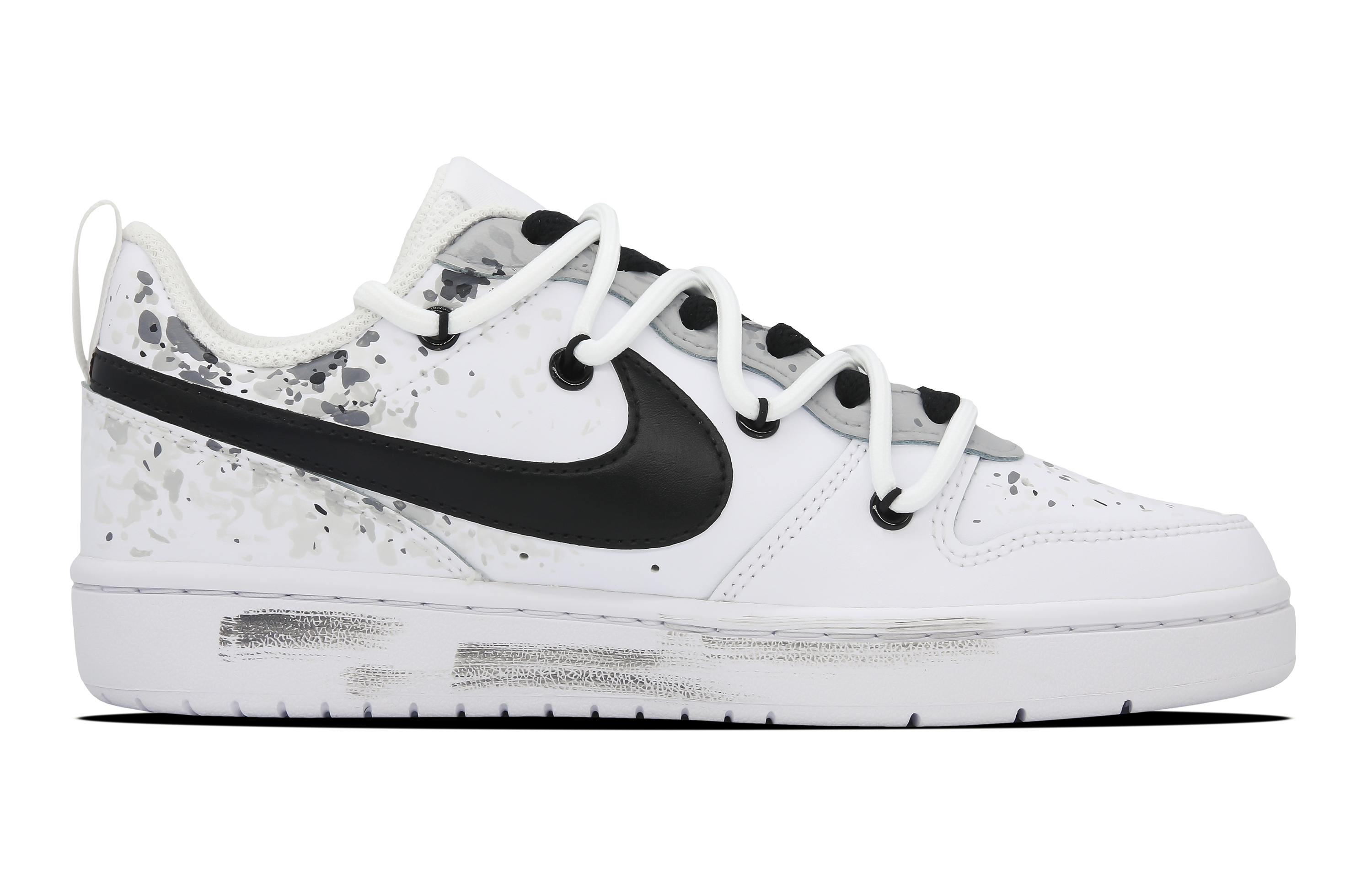 Order 나이키 코트 버로우 로우 2 '잉크 섀도우' 커스텀 슈즈 BQ5448-100(Team7-墨影女款)