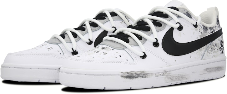 나이키 코트 버로우 로우 2 '잉크 섀도우' 커스텀 슈즈 BQ5448-100(Team7-墨影女款) Lookbook 나이키 코트 버로우 로우 2 '잉크 섀도우' 커스텀 슈즈 BQ5448-100(Team7-墨影女款)