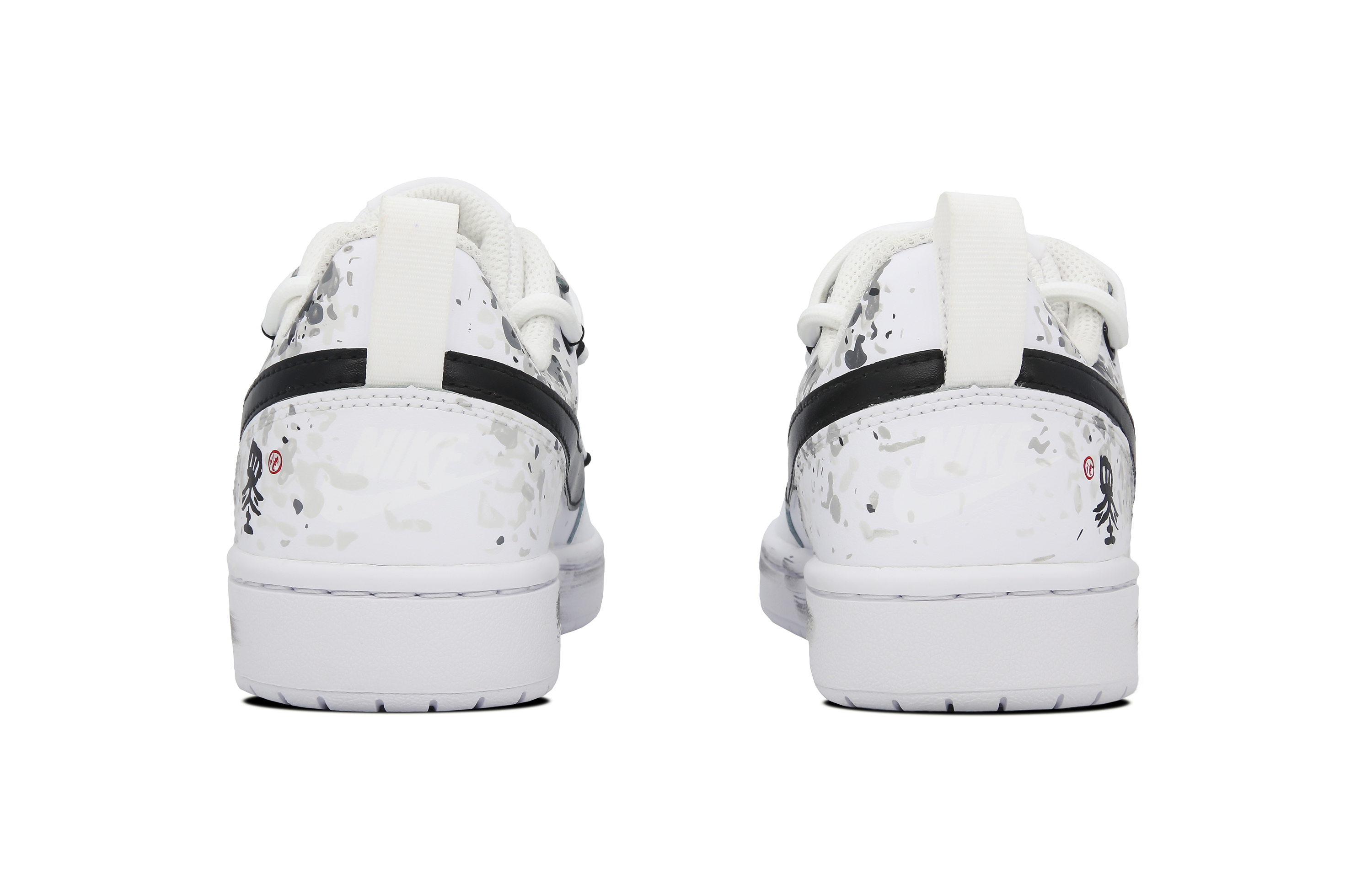 Shop 나이키 코트 버로우 로우 2 '잉크 섀도우' 커스텀 슈즈 BQ5448-100(Team7-墨影女款)