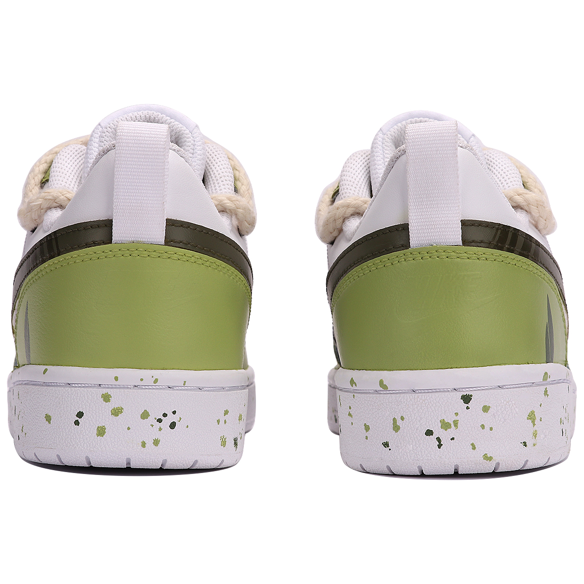 Shop Nike Court Borough Low 2 "Jade Isla" (Personalizadas) BQ5448-100(TeamThree-千岛绿叶-绿白)