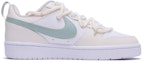Order 【特製球鞋】 Nike Court Borough Low 2 茉莉奶綠 清爽少女 變形綁帶 低筒 板鞋 GS 奶綠色