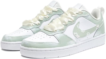 【定制球鞋】Nike Court Borough Low 2 丛林精靈 初一文化 特殊禮盒 清新乾淨 低幫 板鞋 GS 奶綠 Lookbook 【定制球鞋】Nike Court Borough Low 2 丛林精靈 初一文化 特殊禮盒 清新乾淨 低幫 板鞋 GS 奶綠