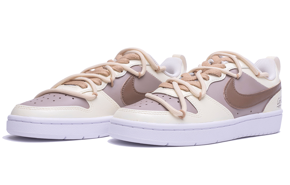 [Custom Shoes] Nike Court Borough Low 2 'Khaki Brown - Coconut Latte' 圖 3