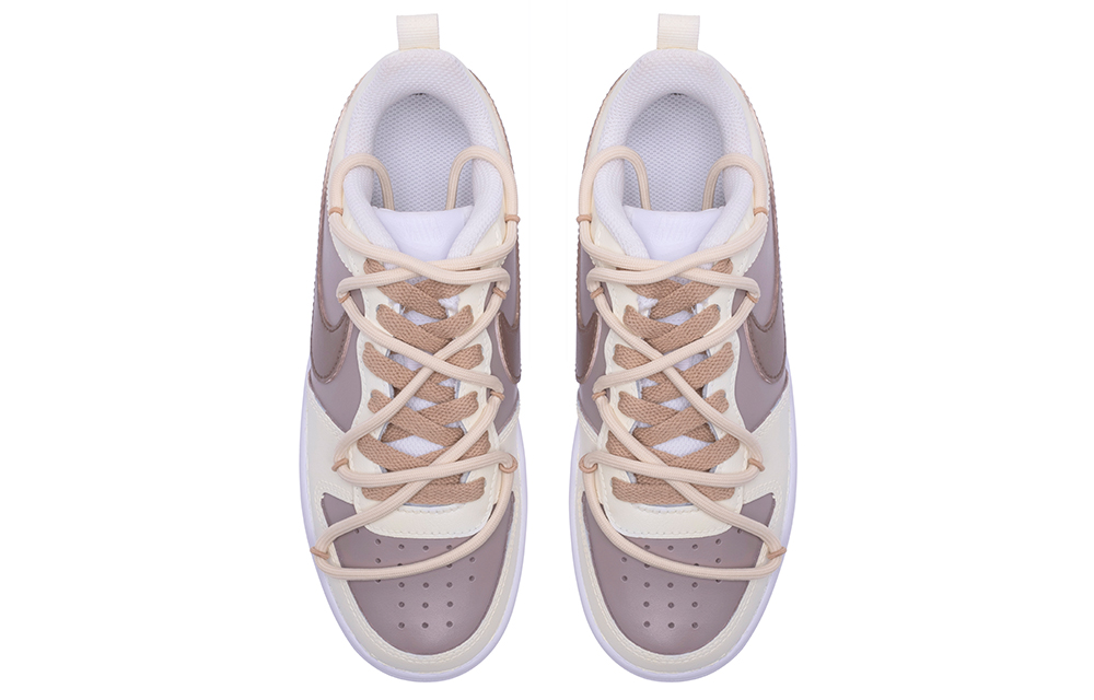 [Custom Shoes] Nike Court Borough Low 2 'Khaki Brown - Coconut Latte' 圖 4