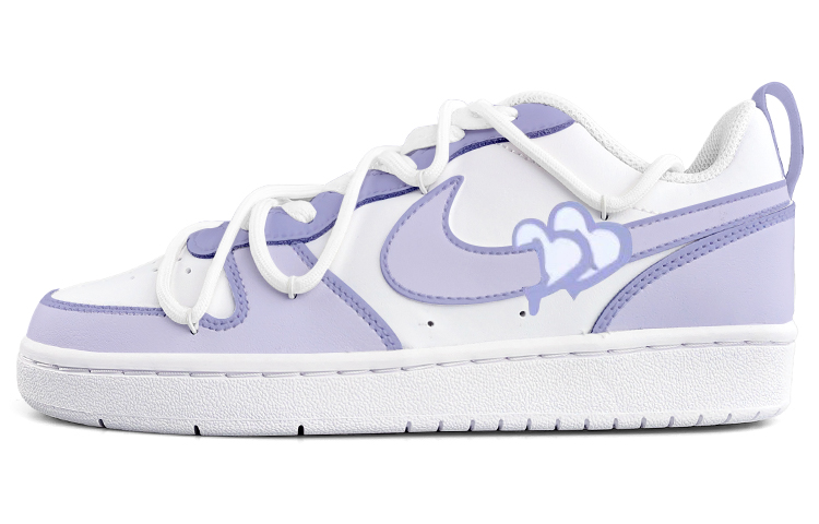 Order [Nike Kasut Custom] Court Borough Low 2 'Lavender Love' BQ5448-100(Team13-一箭倾心)