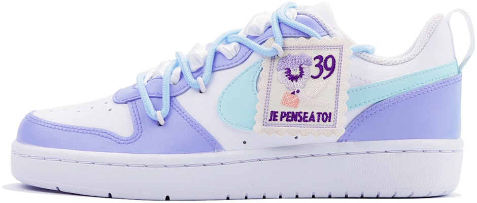 【カスタムシューズ】ナイキ コートボロー LOW 2「ライラック ドリーム」 BQ5448-100(Team48-紫色恋人) Buy 【カスタムシューズ】ナイキ コートボロー LOW 2「ライラック ドリーム」 BQ5448-100(Team48-紫色恋人)