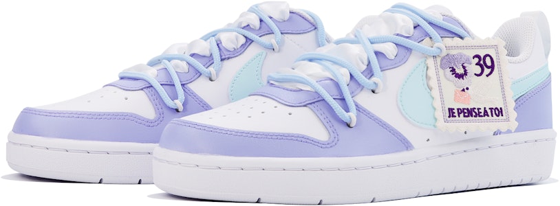 【カスタムシューズ】ナイキ コートボロー LOW 2「ライラック ドリーム」 BQ5448-100(Team48-紫色恋人) Lookbook 【カスタムシューズ】ナイキ コートボロー LOW 2「ライラック ドリーム」 BQ5448-100(Team48-紫色恋人)