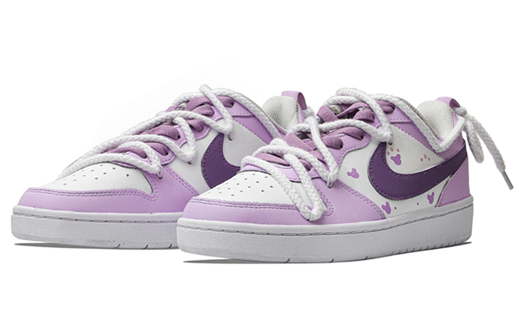 Lookbook 나이키 코트 보로우 로우 2 '라일락 페어리' (커스텀) BQ5448-100(Team34-紫色童话)
