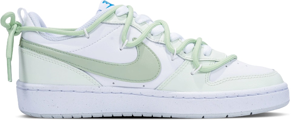 【訂製球鞋】Nike Court Borough Low 2 青檸清夢 休閒 厚底 耐磨 低筒 板鞋 GS 青綠 Order 【訂製球鞋】Nike Court Borough Low 2 青檸清夢 休閒 厚底 耐磨 低筒 板鞋 GS 青綠