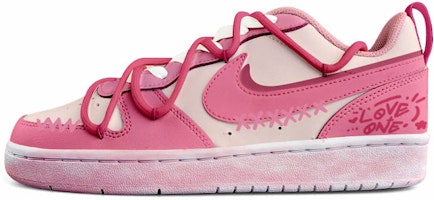 나이키 커스텀 코트 보로우 로우 2 "러브 원 어나더 핑크" (78 characters) BQ5448-100(Team13-玫粉杏色) Order 나이키 커스텀 코트 보로우 로우 2 "러브 원 어나더 핑크" (78 characters) BQ5448-100(Team13-玫粉杏色)