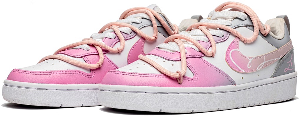 나이키 커스텀 보로우 로우2 '러브 심볼 핑크 그레이' BQ5448-100(TeamF-夏日爱心符号) Lookbook 나이키 커스텀 보로우 로우2 '러브 심볼 핑크 그레이' BQ5448-100(TeamF-夏日爱心符号)