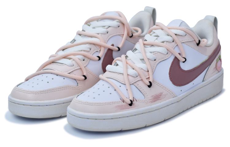 Lookbook [Sepatu Kustom] Nike Court Borough Low 2 'Macaron Peach' BQ5448-100-466448