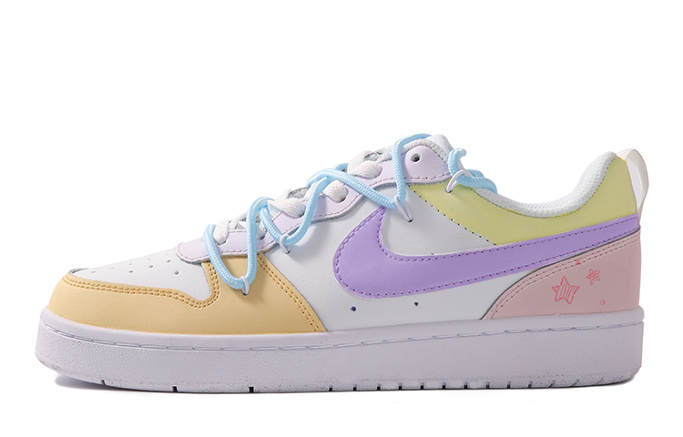 Buy ナイキ コート バロー 低反発 'マカロン ホワイト ピンク' カスタムシューズ BQ5448-100(Team77-马卡龙）