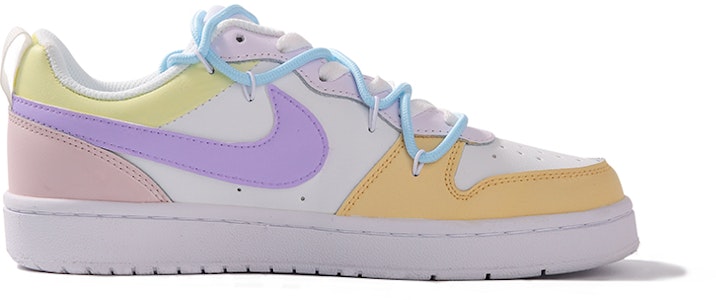 【客製球鞋】Nike Court Borough Low 2 馬卡龍 休閒簡約 甜美 少女 低筒 板鞋 GS 白粉 Order 【客製球鞋】Nike Court Borough Low 2 馬卡龍 休閒簡約 甜美 少女 低筒 板鞋 GS 白粉