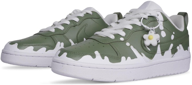 나이키 코트 버로우 로우 2 '밀크 올리브 그린' (커스텀 슈즈) BQ5448-100(Team71-牛奶流淌) Lookbook 나이키 코트 버로우 로우 2 '밀크 올리브 그린' (커스텀 슈즈) BQ5448-100(Team71-牛奶流淌)