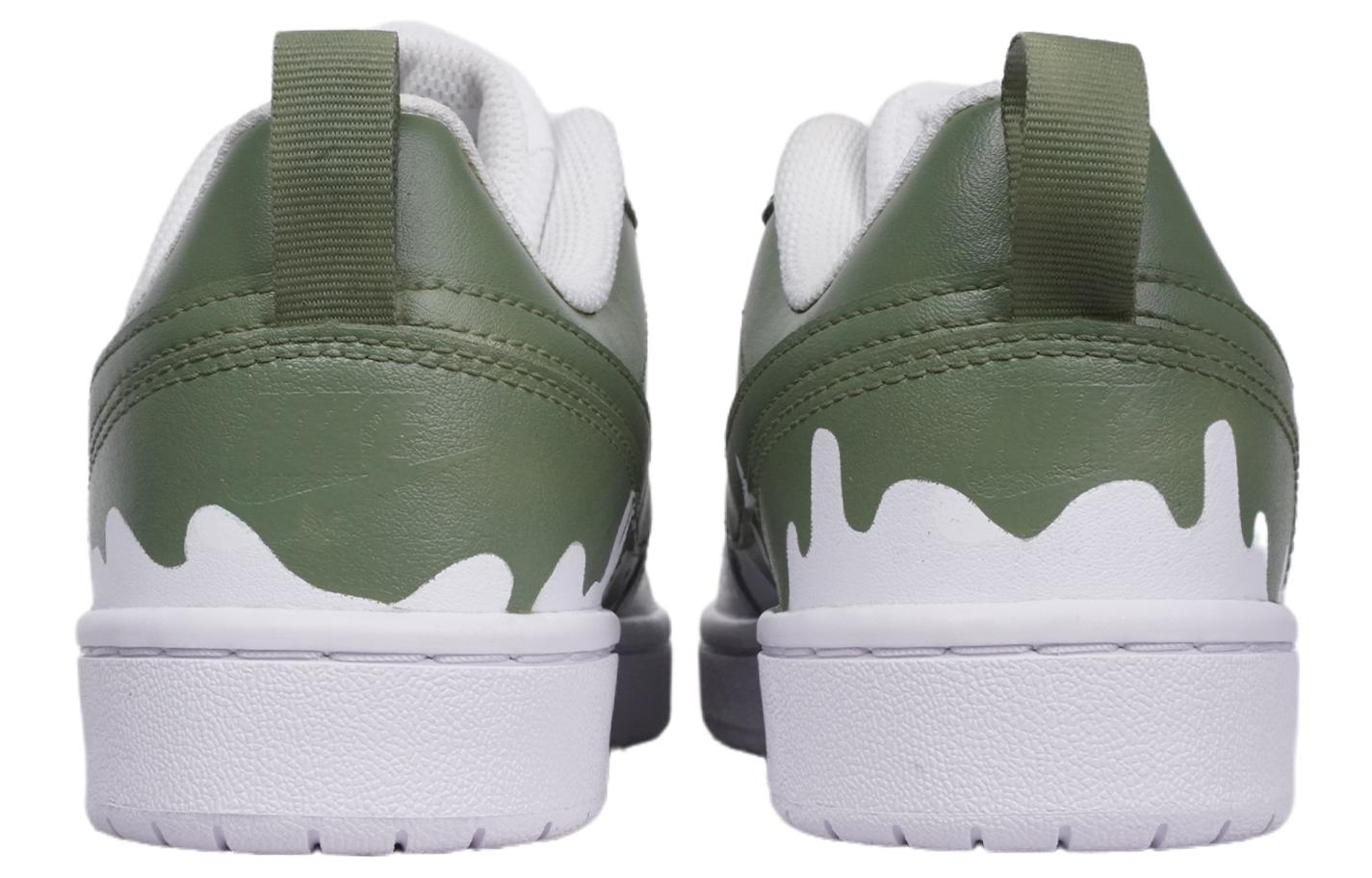 Shop [Zapatillas Personalizadas] Nike Court Borough Low 2 'Verde Oliva Leche' BQ5448-100(Team71-牛奶流淌)