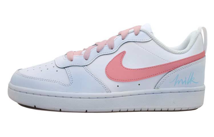 Buy Nike Court Borough Low 2 "Fresa y Leche" BQ5448-100(Team拾玖-牛奶草莓S-BOX)