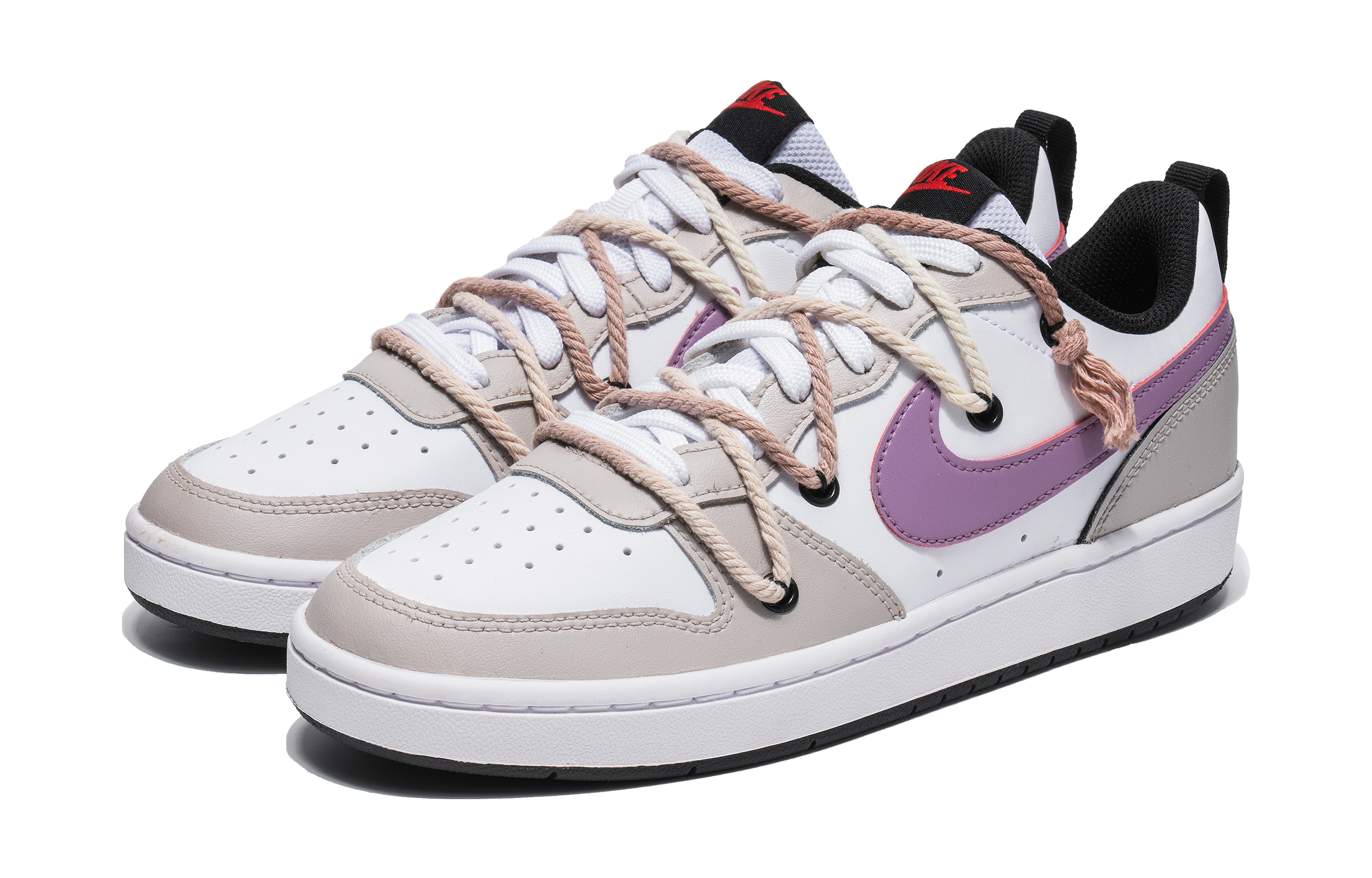 Order 나이키 커스텀 보로우 로우2 '밀크티 모카 그라데이션' BQ5448-110(Team22-奶茶棕粉A-BOX)