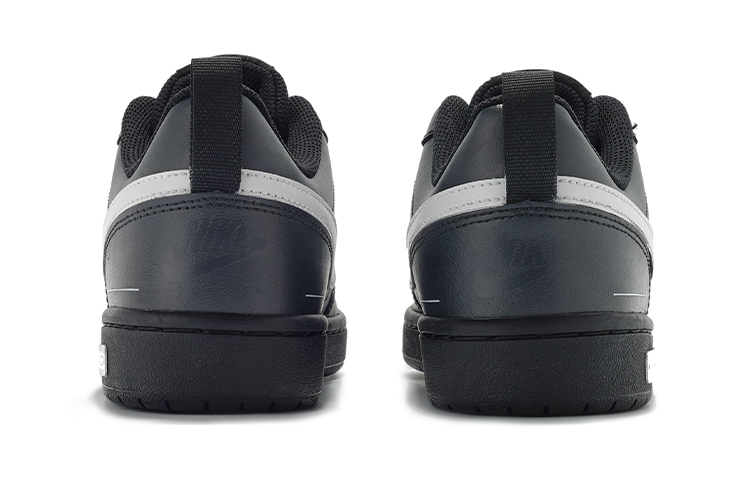 Shop 【定制球鞋】Nike Court Borough Low 2 莓刻 極簡灰星 簡約風 低幫 板鞋 GS 灰黑