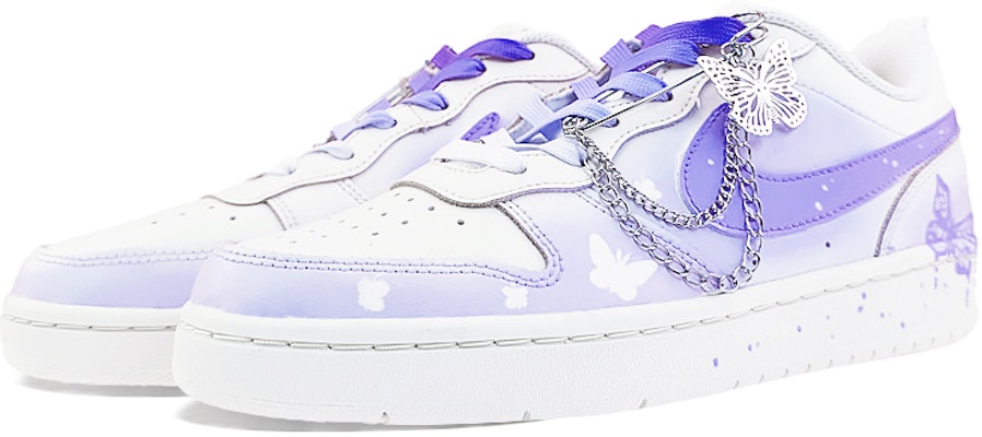 나이키 코트 보로우 로우2 '퍼플 드림 버터플라이' BQ5448-100(Team40-GS梦蝶紫) Lookbook 나이키 코트 보로우 로우2 '퍼플 드림 버터플라이' BQ5448-100(Team40-GS梦蝶紫)