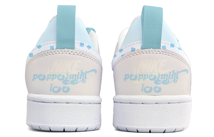 Shop [Kasut Custom] Nike Court Borough Low 2 'Mint Candy Biru-Putih' BQ5448-100(Team13-薄荷方糖)