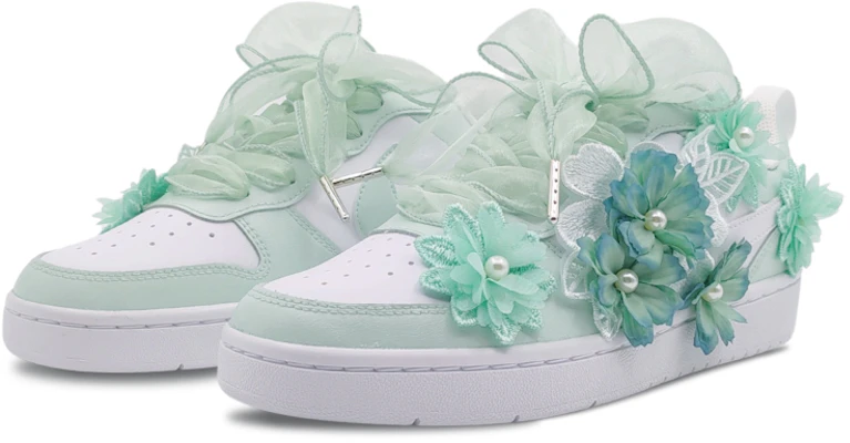【定製球鞋】Nike Court Borough Low 2 多巴胺搭配 花仙子 綠野仙蹤 低筒 板鞋 GS 薄荷綠 Lookbook 【定製球鞋】Nike Court Borough Low 2 多巴胺搭配 花仙子 綠野仙蹤 低筒 板鞋 GS 薄荷綠