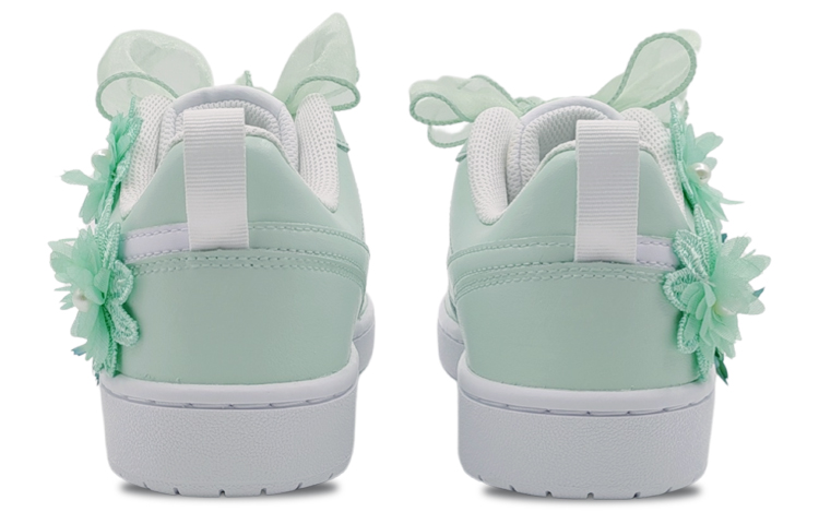 Shop [定制鞋款] Nike Court Borough Low 2 '薄荷绿 - 森林精灵' BQ5448-100（Team68-多巴胺绿女款）
